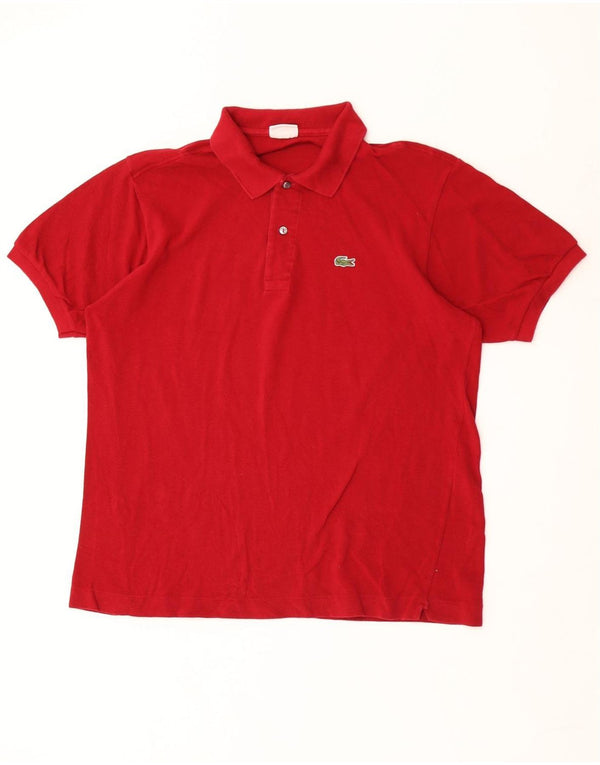 Tricou polo pentru bărbați Lacoste Mărimea 6 XL Bumbac roșu