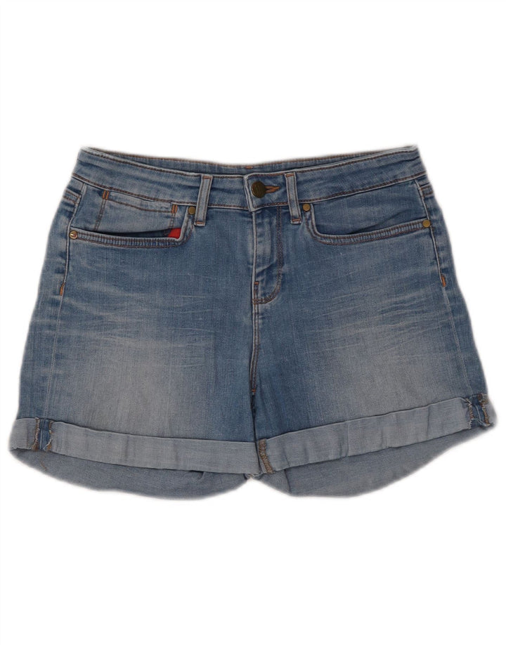 Pantaloni scurți din denim pentru femei Tommy Hilfiger W28, bumbac albastru mediu