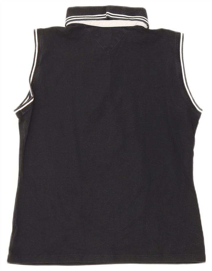 Tricou polo fără mâneci pentru femei Tommy Hilfiger EU 40 Medium Negru