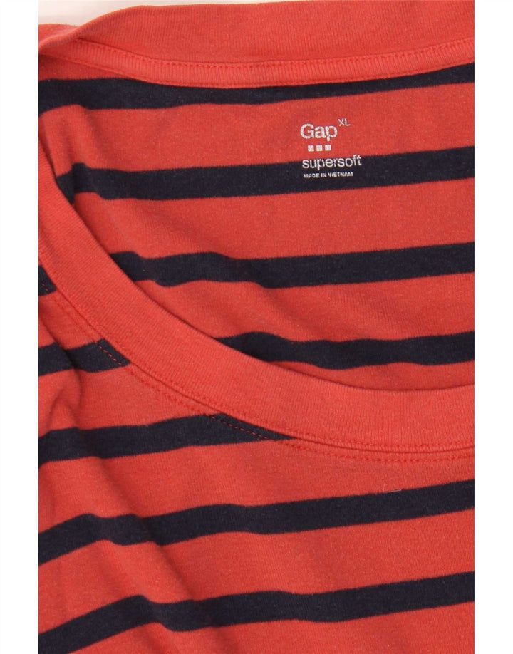 Top pentru femei Gap cu mânecă lungă UK 18 XL cu dungi roșii