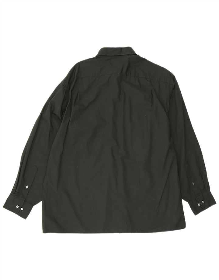 Cămașă pentru bărbați Tommy Hilfiger Mărimea 15 1/2 bumbac verde mediu