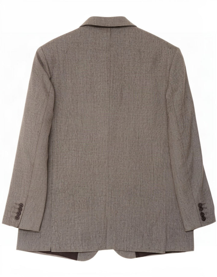 Marks & Spencer jachetă pentru bărbați cu 2 nasturi, UK 44 XL, lână nouă, gri