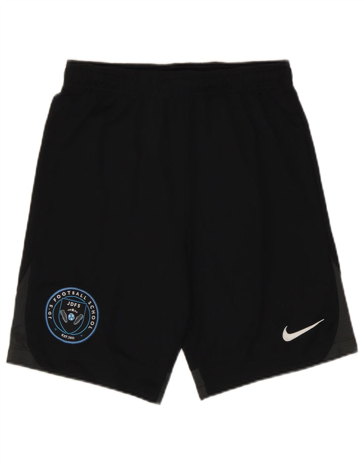 Pantaloni scurți sport grafic Nike pentru băieți 12-13 ani, mari, negru, poliester