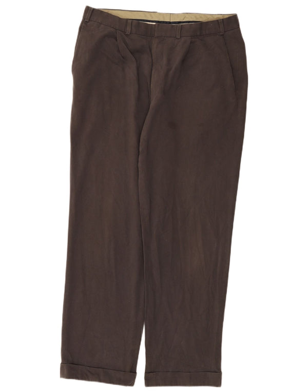 Marks & Spencer Pantaloni chino drepte pentru bărbați St. Michael W36 L31 gri