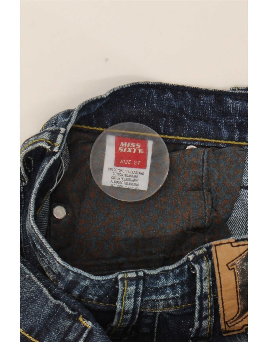 Blugi slim pentru femei Miss Sixty W27 L30 Bumbac albastru