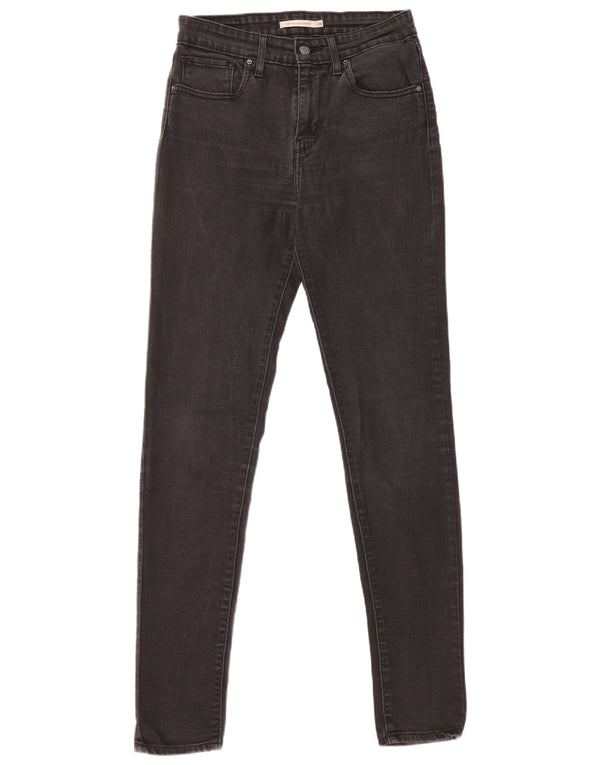 Blugi skinny cu talie înaltă 721 Levi's pentru femei L28 L32, bumbac negru