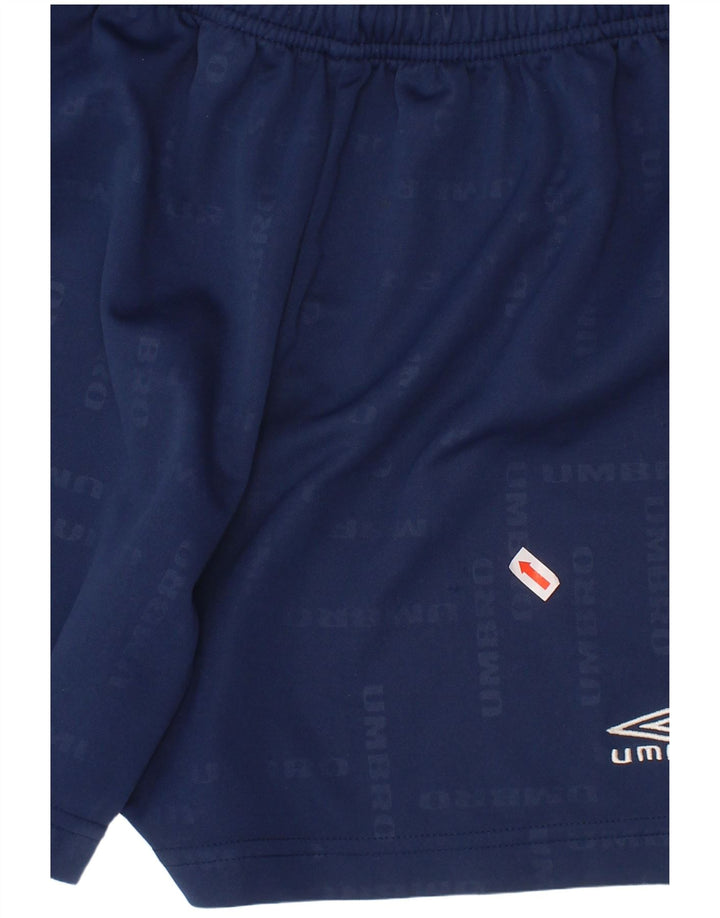 UMBRO Pantaloni Sportivi Grafici Băieți 13-14 Ani Bleumarin Poliester