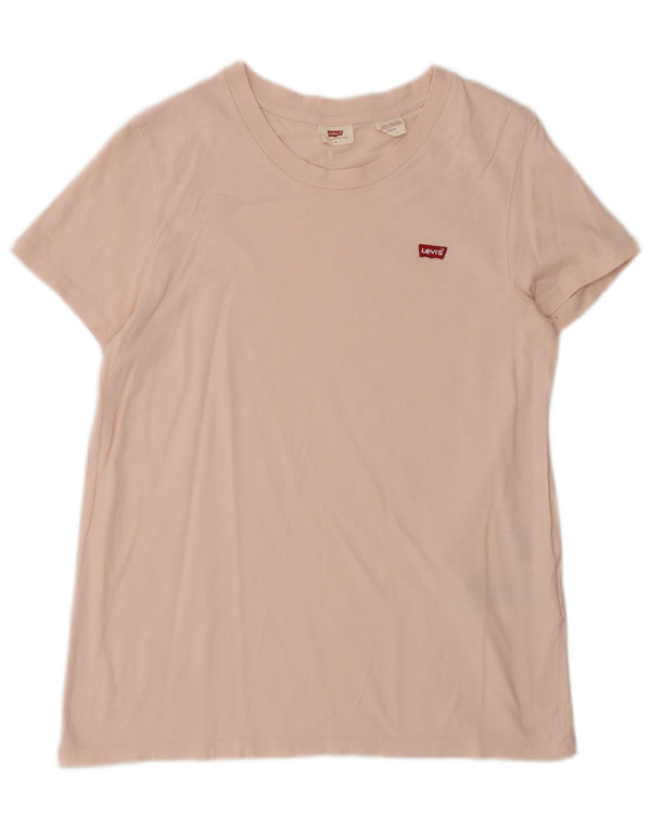 Tricou pentru femei Levi's Top UK 10 Small Pink Bumbac