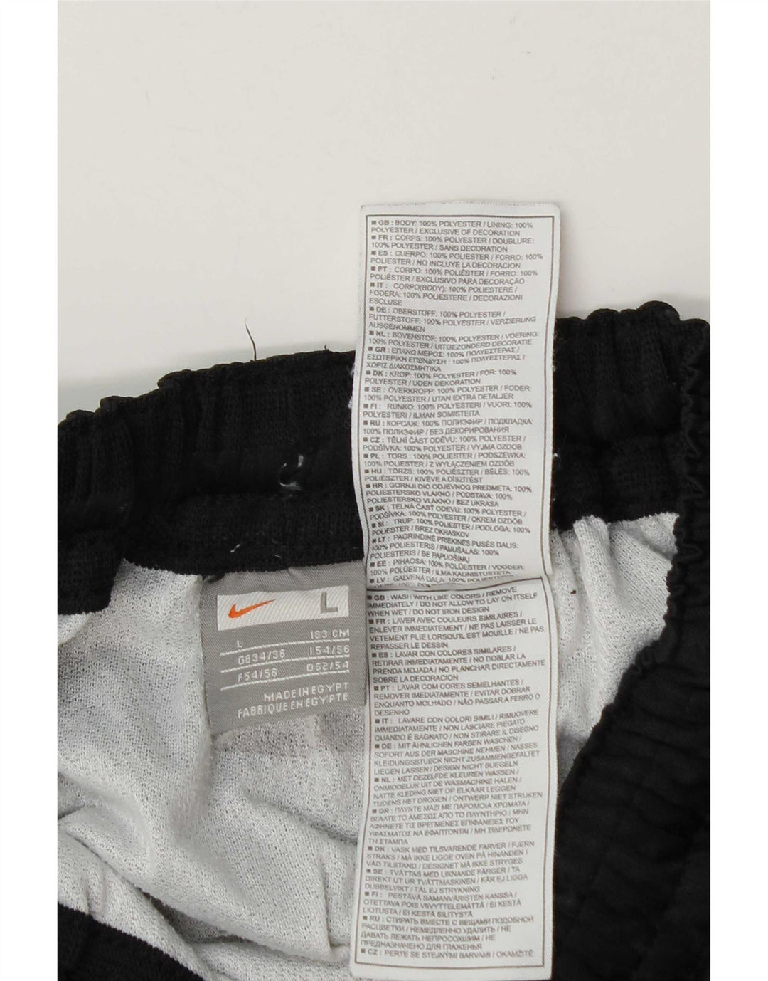 Pantaloni scurți sport Nike pentru bărbați, mari, negru, poliester