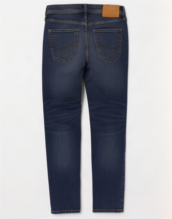 Blugi pentru bărbați Jack & Jones Liam skinny W31 L30 bumbac bleumarin