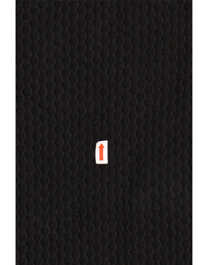 Top pentru femei COS mâneci 3/4 UK 14 mediu negru bumbac