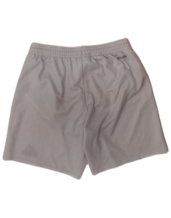 Pantaloni scurți sport ADIDAS Climalite 9-10 ani, alb, poliester
