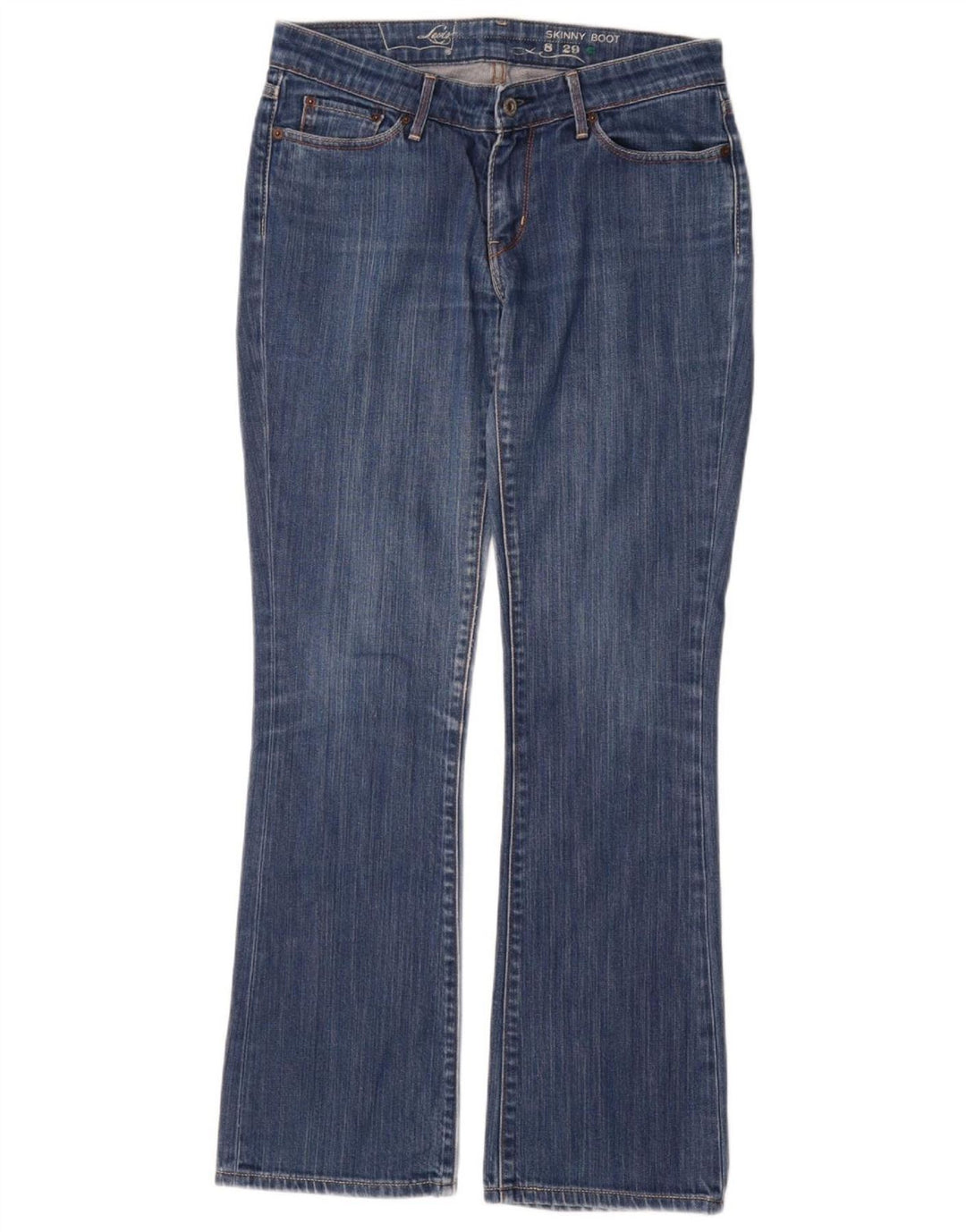 Jeans skinny Bootcut Levi's pentru femei US 8 Medium W29 L32 Blue