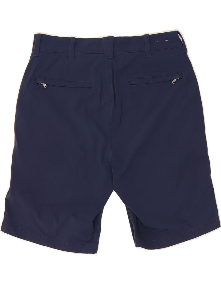 J. CREW Mens Chino Shorts W29 Small Navy Blue Polyamide Vintage J. Crew and Second-Hand J. Crew from Messina Hembry 