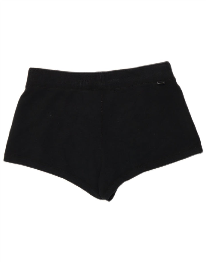 Pantaloni scurti sport Converse pentru femei UK 14, bumbac mediu negru