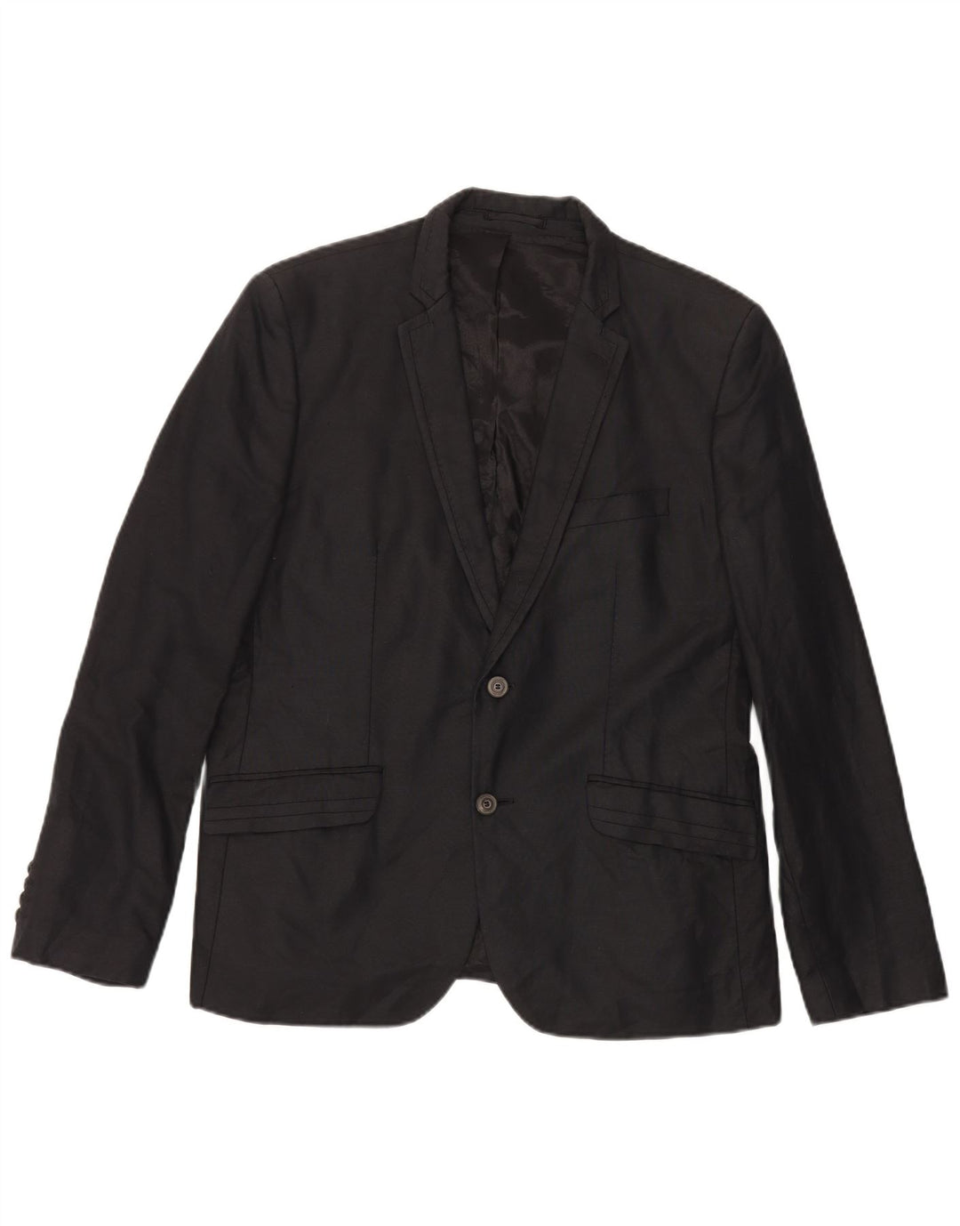 Blazer pentru bărbați Zara cu 2 nasturi EU 54 XL Negru