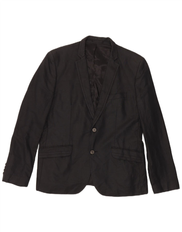 Blazer pentru bărbați Zara cu 2 nasturi EU 54 XL Negru