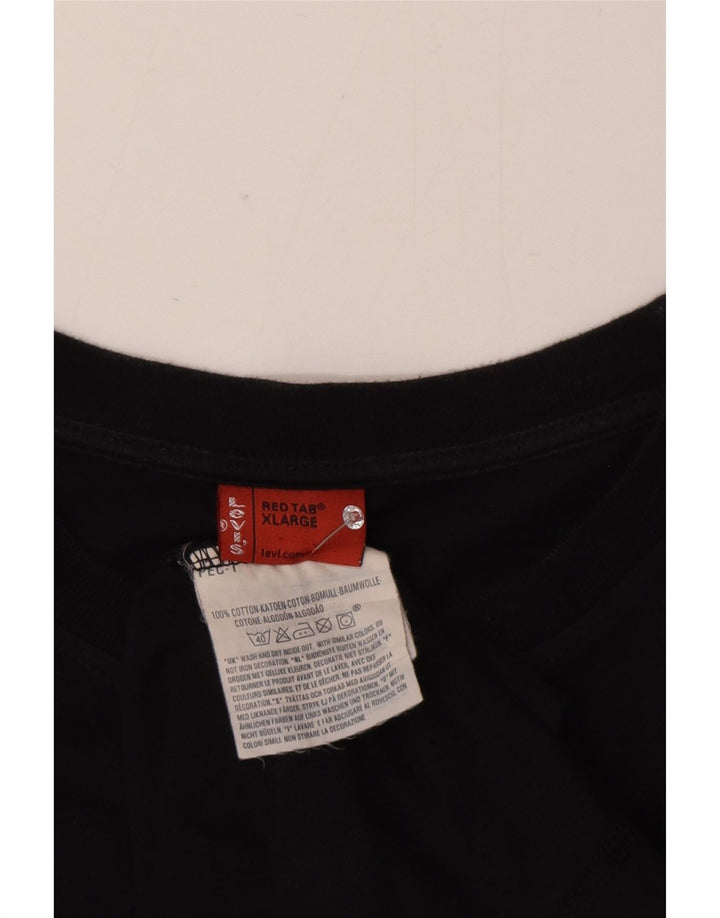 Levi's Top pentru bărbați cu mânecă lungă XL, bumbac negru