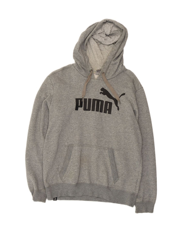Pulover pentru bărbați Puma Graphic Hoodie, bumbac, gri mediu