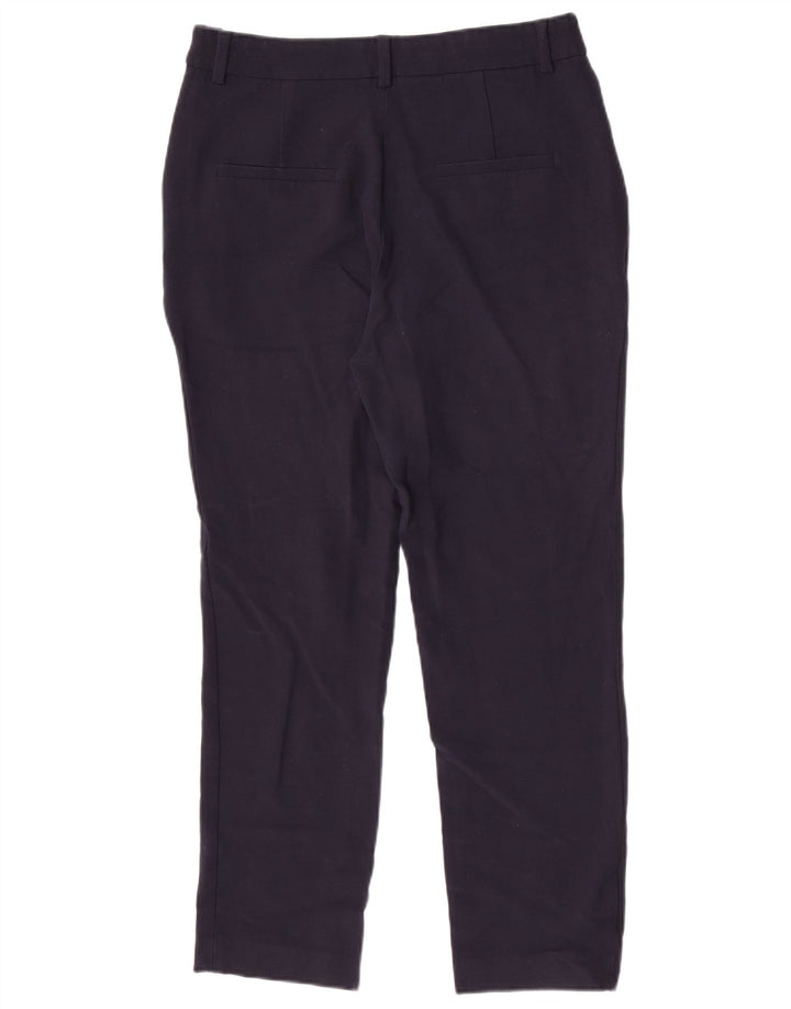 Massimo Dutti Pantaloni de costum subțiri pentru femei EU 40 Mediu L30 L27 Lână bleumarin
