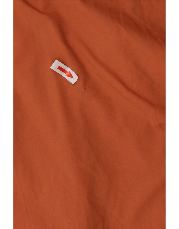 Pelernă de ploaie vintage pentru femei UK 18 XL portocaliu poliester