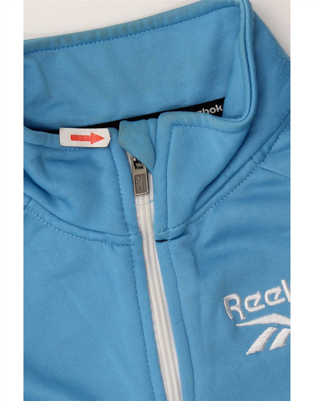 Jachetă de trening pentru băieți Reebok, 15-16 ani, poliester color bloc albastru