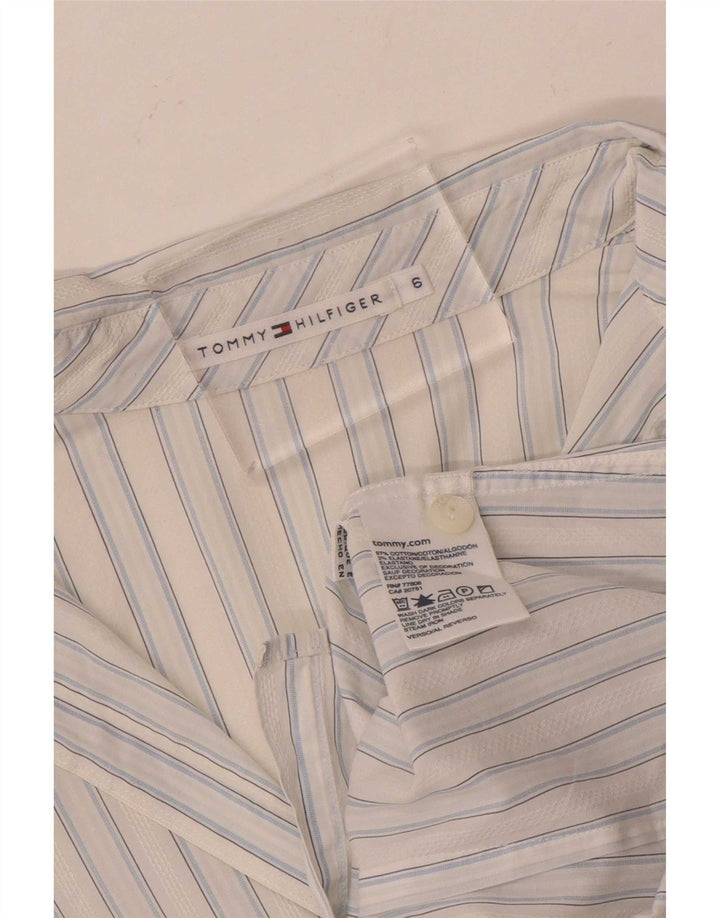Cămașă Tommy Hilfiger pentru femei US 6 Medium White Striped Bumbac