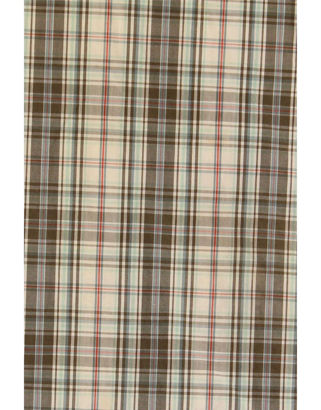 Cămașă cu mânecă scurtă pentru bărbați LEVI'S, bumbac cu carouri mare, kaki