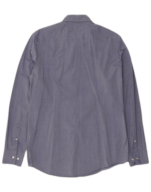Cămașă pentru bărbați Hugo Boss Slim Fit Mărimea 15 3/4 40 Medium Blue Spotted