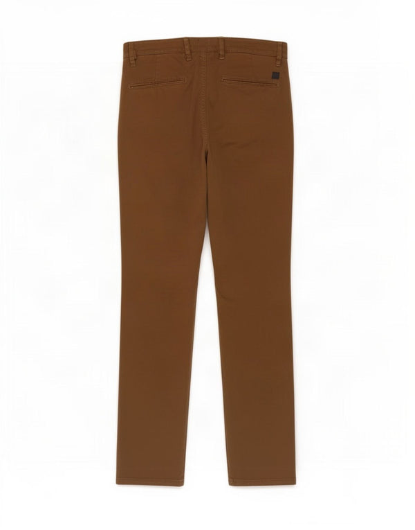 Pantaloni chino slim pentru bărbați Hugo Boss L32 L34 bumbac maro