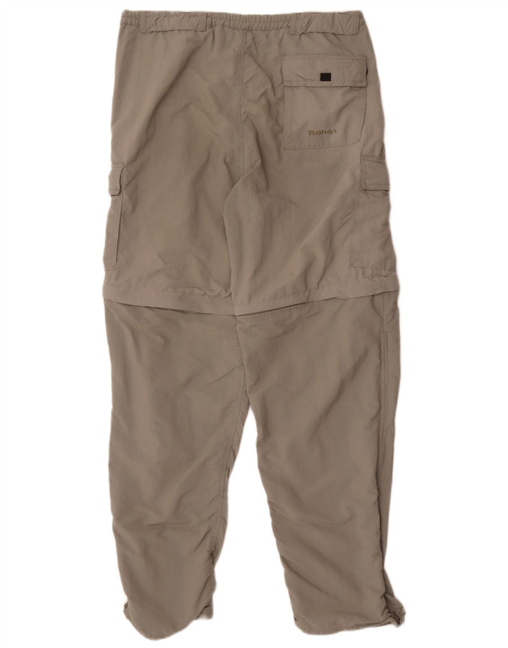 Pantaloni Cargo Drepți Rohan Bărbați Mediu L32 L30 Kaki Poliamidă