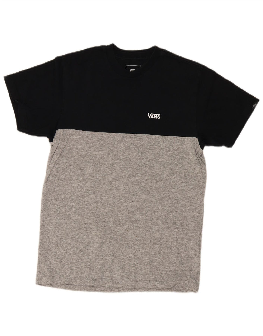 Tricou VANS Classic Fit pentru bărbați Top mic, gri, bumbac color bloc