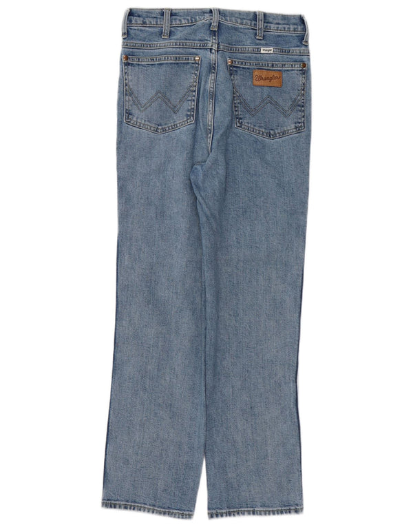 Blugi drepti WRANGLER pentru femei Wild West cu talie înaltă L27 L27 Bumbac albastru