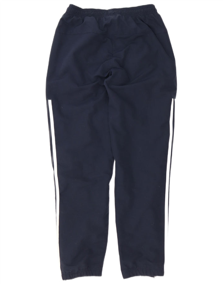 Pantaloni de trening Adidas pentru bărbați, mici, bleumarin, poliester color bloc
