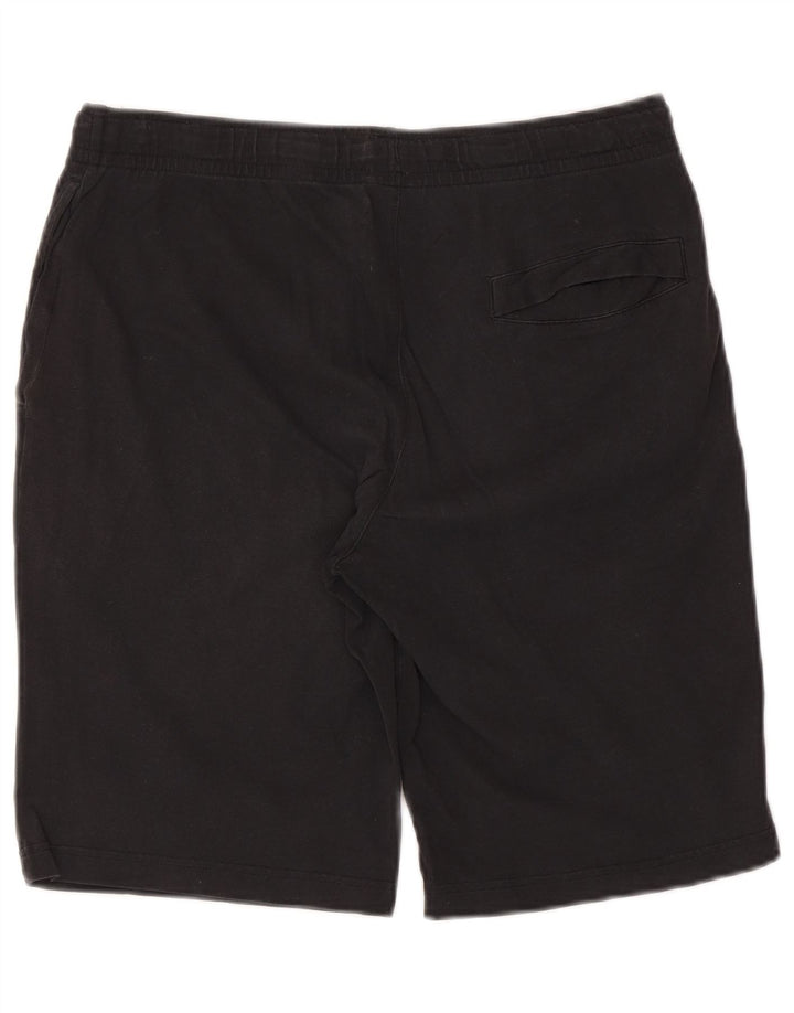 Pantaloni scurți sport Nike pentru bărbați, bumbac mediu negru