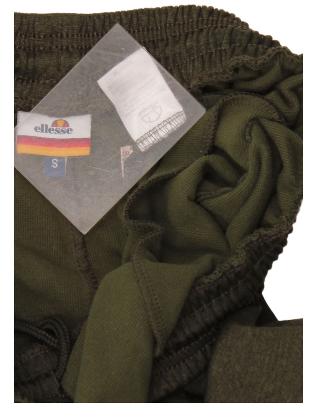 ELLESSE Pantaloni de trening pentru bărbați Pantaloni de jogging Mici Kaki Poliester bloc de culoare