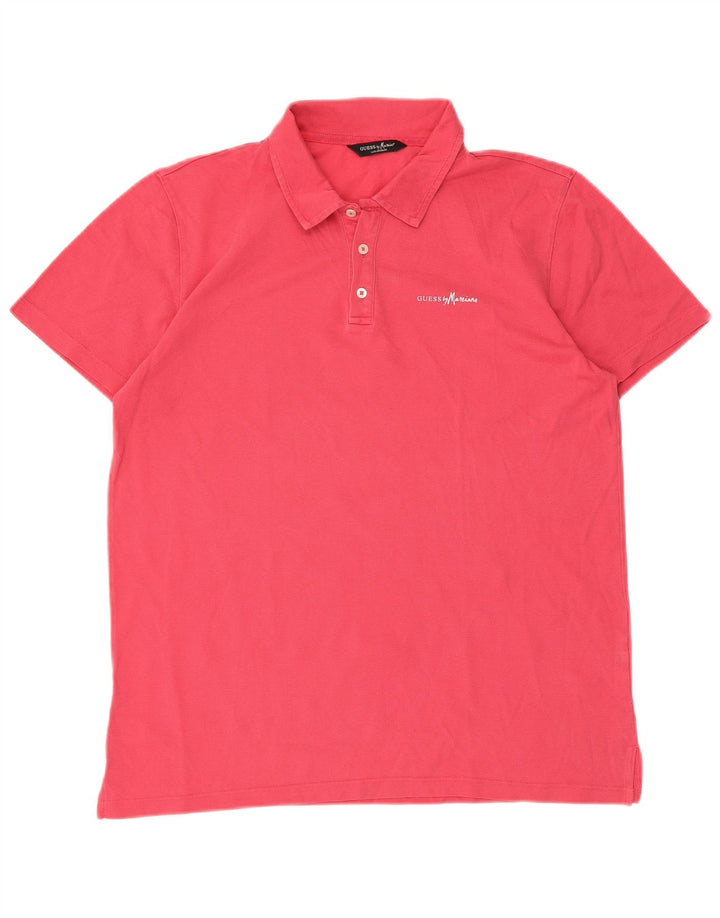 Tricou polo pentru bărbați Guess By Marciano, mare, roz