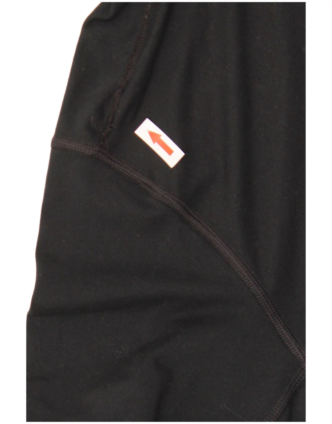 Top de trening pentru bărbați Dri Fit, cu fermoar și gât, din poliester negru mediu