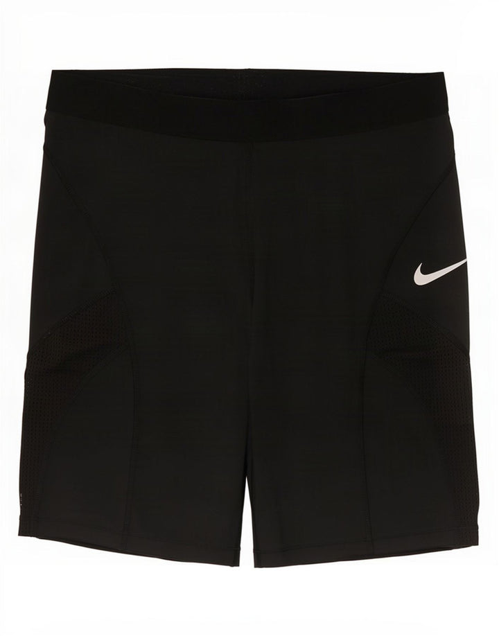 Pantaloni scurți sport Nike pentru femei UK 16, mari, negru, poliester