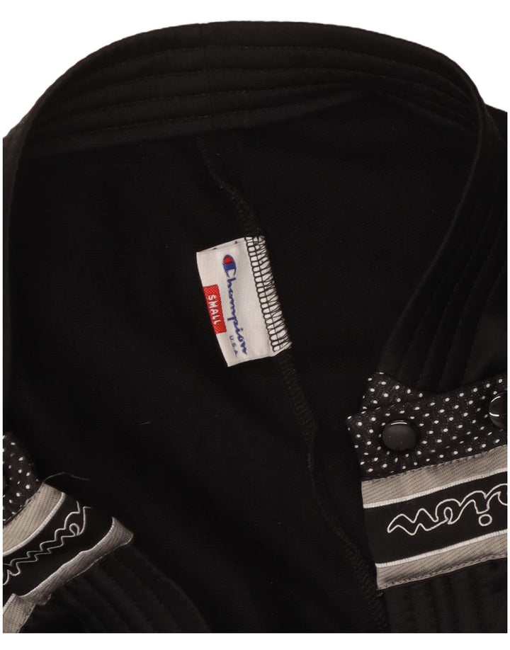 Pantaloni de trening grafic SUA CHAMPION pentru bărbați, negru