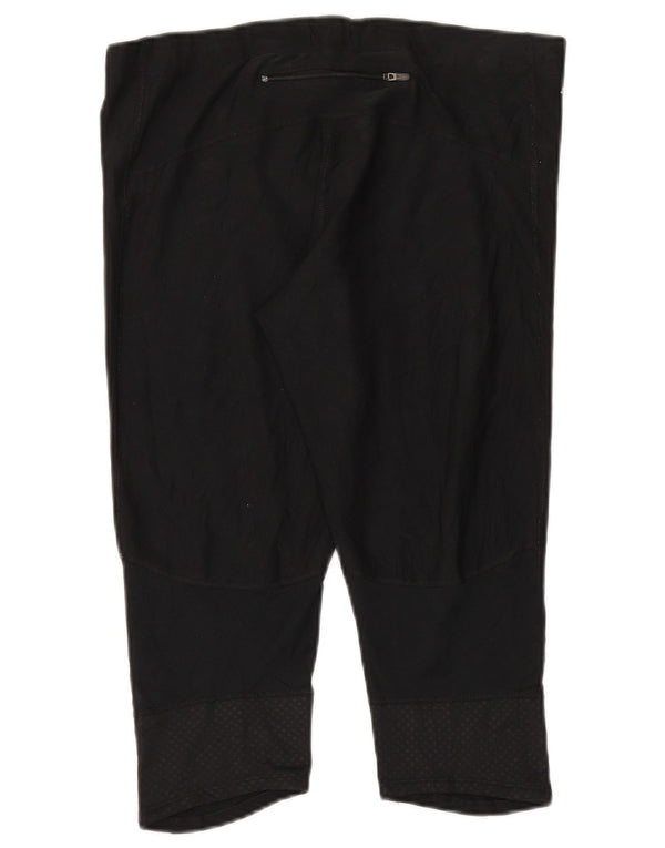 Leggings Capri Nike Dri Fit pentru femei UK 18 XL Poliester negru