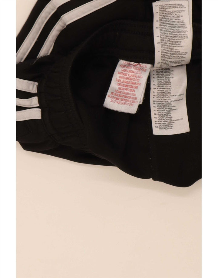 Pantaloni de trening Adidas baieti 11-12 ani poliester negru