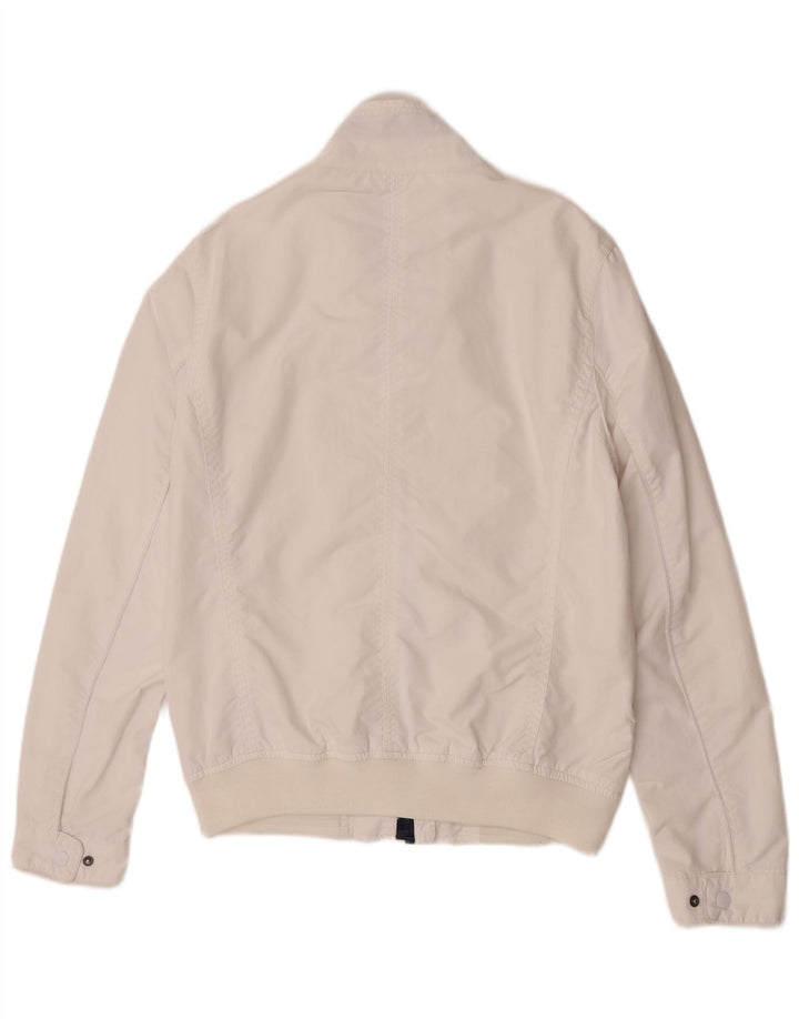 Jachetă Bomber pentru bărbați Tommy Hilfiger UK 38 Medium White Nylon