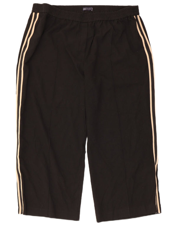 Pantaloni de trening pentru femei Marks & Spencer Crop UK 24 4XL Poliester negru