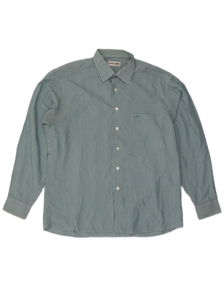 Cămașă pentru bărbați Pierre Cardin Mărimea 43 XL Blue Pinstripe