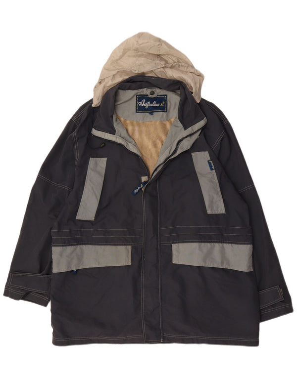 AUSTRALIAN L'ALPINA Jachetă de vânt pentru bărbați UK 42 XL, bleumarin, color block