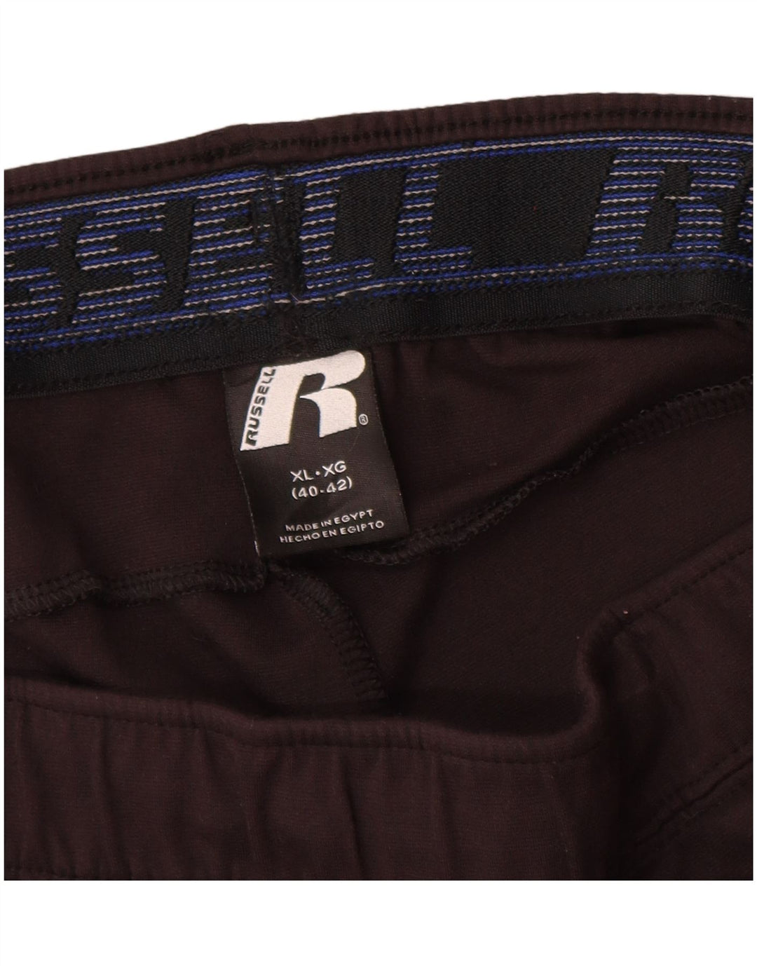 Pantaloni de trening pentru bărbați RUSSELL ATHLETIC XL, negru, raion
