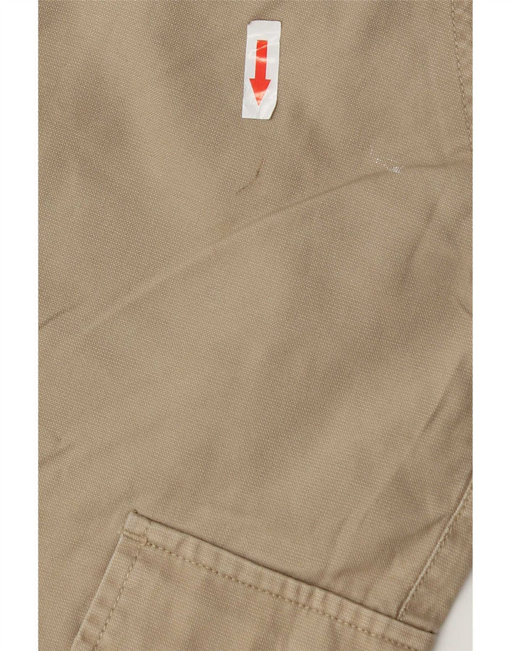 Pantaloni scurți cargo pentru bărbați Zara EU 42 Large W32 Beige Bumbac