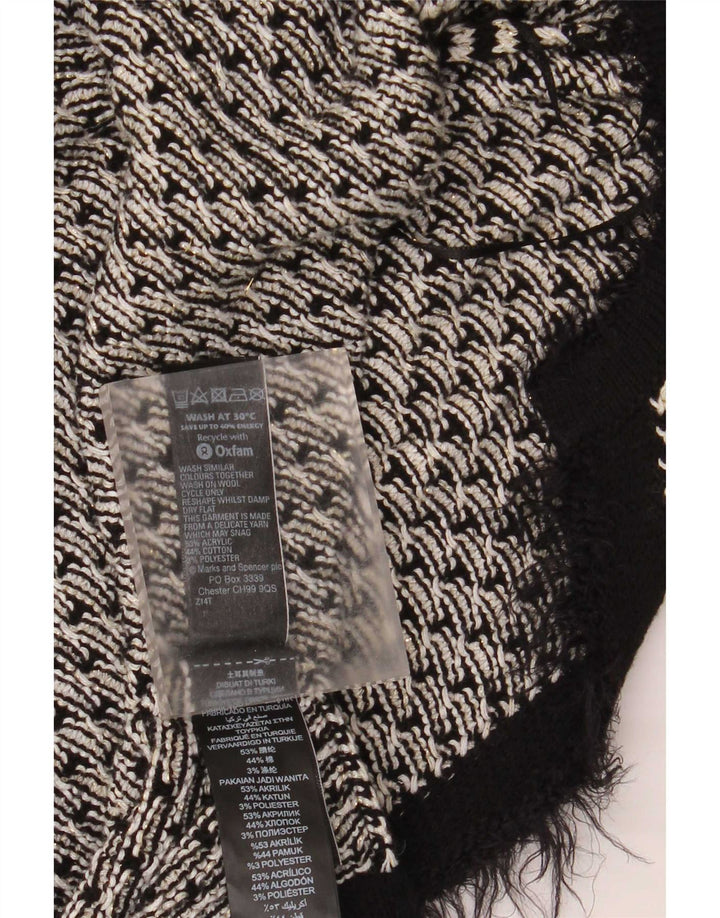 Pulover cardigan supradimensionat pentru femei Marks & Spencer UK 16 Large Black