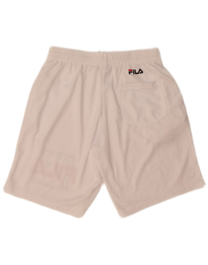 Pantaloni scurți sport pentru bărbați Fila XS, alb, poliester